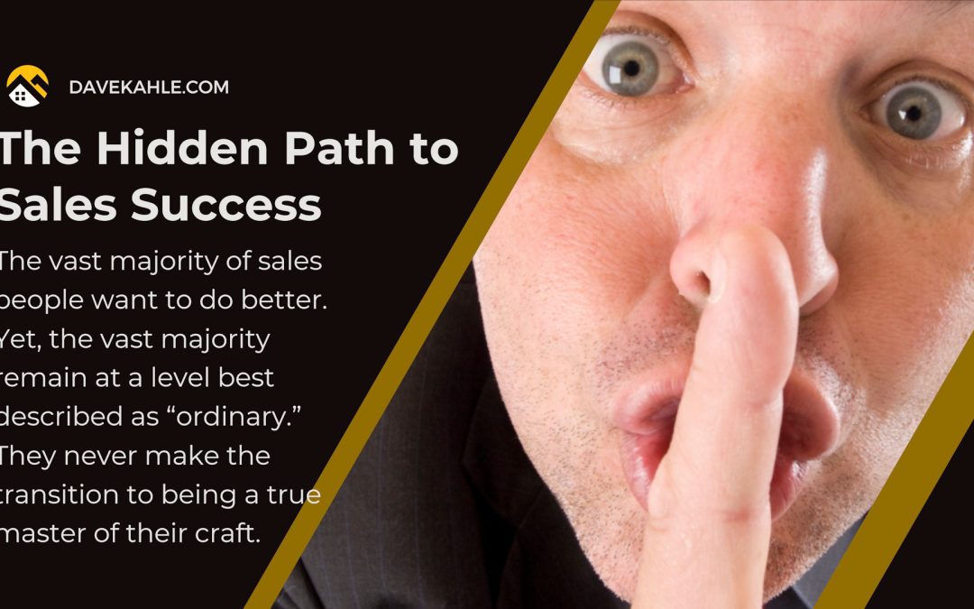 The Hidden Path to Sales Success